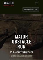 2 kaarten Major Obstacle Run, Twee personen
