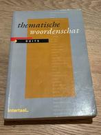 G. Forse - Thematische woordenschat Duits, Boeken, Ophalen of Verzenden, Zo goed als nieuw, G. Forse