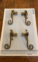 PRACHTIG! Antiek Messing Jaren 10 20 30 Raambomen met KRUL, Ophalen of Verzenden