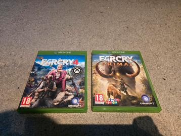 Far Cry 4 en farcry primal xbox one beschikbaar voor biedingen