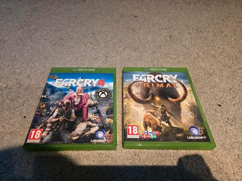 Far Cry 4 en farcry primal xbox one, Spelcomputers en Games, Games | Xbox 360, Zo goed als nieuw, Shooter, 1 speler, Vanaf 18 jaar