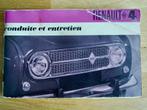 Renault 4 Frans Instructieboekje "Conduite et Entreuit" 1968, Auto diversen, Ophalen of Verzenden