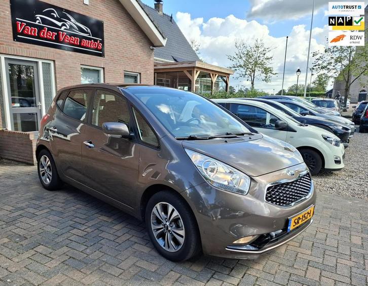 Kia Venga 1.6 CVVT DynamicPLusLine automaat. Pano, stuur&sto, Auto's, Kia, Bedrijf, Te koop, Venga, ABS, Achteruitrijcamera, Airbags
