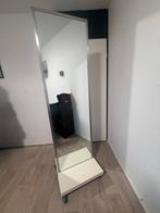 Dubbelzijdige lange spiegel op wielen, Ophalen, Gebruikt, 150 tot 200 cm, Rechthoekig