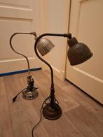 2 nostalgische schemerlampen, Huis en Inrichting, Lampen | Tafellampen, Ophalen, Zo goed als nieuw, Minder dan 50 cm