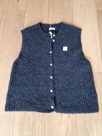 Nieuw blauw wollen American Vintage gilet 40. beschikbaar voor biedingen