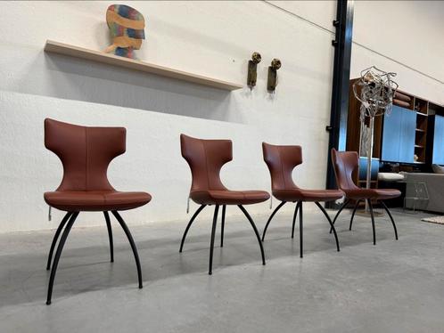 4 Nieuw Leolux Callas eetkamerstoel Senso Rust Design stoel, Huis en Inrichting, Stoelen, Nieuw, Vier, Ophalen of Verzenden