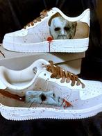 Halloween Michael Myers Nike AF1 custom made MT 42,5, Ophalen of Verzenden, Nieuw, Wit