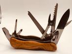 Victorinox WorkChamp Wood Olive 111 mm six tool layers Custo, Verzenden, Zo goed als nieuw
