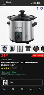 Russell Hobbs 25570-56 Compact Home 2L Slowcooker NIEUW €25, Ophalen of Verzenden, Nieuw