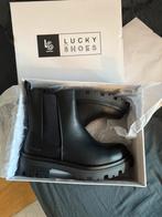 Chelsea boots, Zwart, Lage of Enkellaarzen, Lucky Shoes, Nieuw