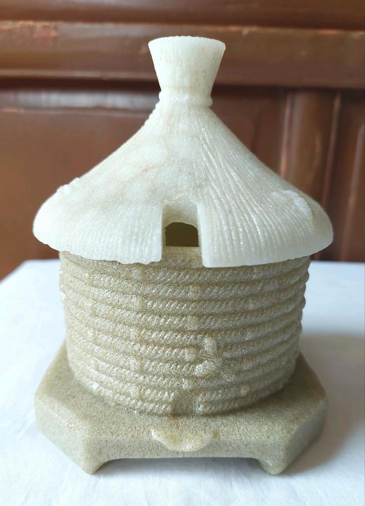 Leerdam Graniver honingpot 1906 antiek design glas, Antiek en Kunst, Antiek | Glas en Kristal, Ophalen of Verzenden