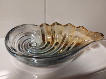 Vintage Walther Glas schelp bonbon schaaltje  beschikbaar voor biedingen