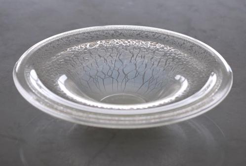 ✅ COPIER LEERDAM schaal TINCRAQUELÉ ART DECO ca. 1940, Antiek en Kunst, Antiek | Glas en Kristal, Ophalen of Verzenden