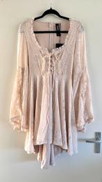 Killstar - Killing Kisses Lace Maiden Dress maat L, Maat 42/44 (L), Nieuw, Ophalen of Verzenden, Roze