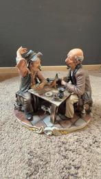 Capodimonte, porselein, kaartspelers., Ophalen