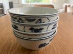 4 vintage chinese rijst kommetjes porselein zgan, Ophalen of Verzenden, Zo goed als nieuw, Kom(men), Overige stijlen