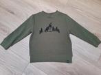 Groene trui met wolf - Wibra - maat 98 / 104, Gebruikt, Jongen of Meisje, Ophalen of Verzenden, Shirt of Longsleeve
