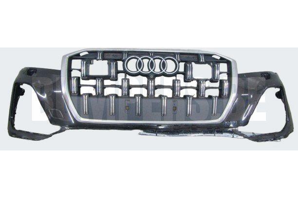 Bumper Audi Q7 Basic 4M0 Facelift 24- Voorbumper MZ1891, Auto-onderdelen, Carrosserie en Plaatwerk, Bumper, Voor, Gebruikt, 6 maanden garantie