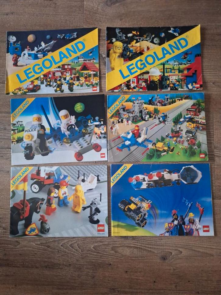 6 Lego Folders uit de Jaren '80 - Vintage!, Kinderen en Baby's, Speelgoed | Duplo en Lego, Gebruikt, Lego, Ophalen of Verzenden