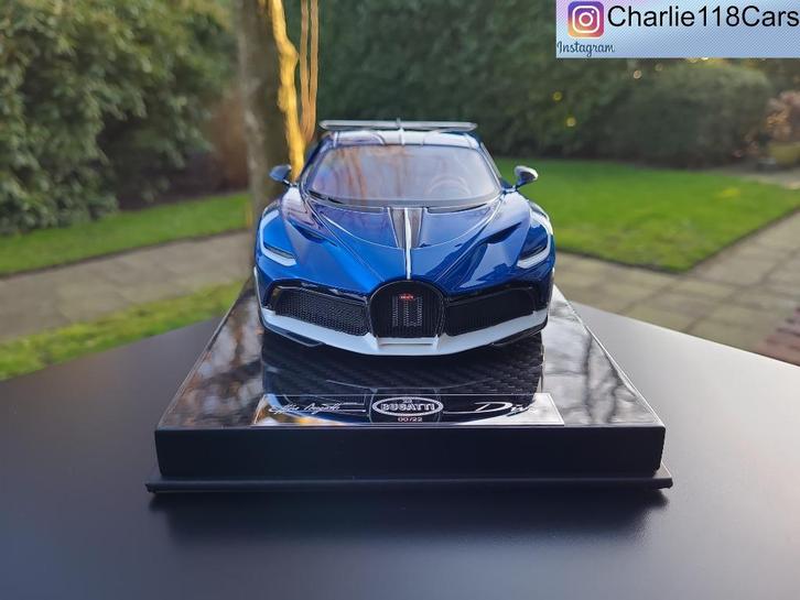 MR Collection 1/18 Bugatti Divo – Atlantic Blue, Hobby en Vrije tijd, Modelauto's | 1:18, Nieuw, Ophalen of Verzenden