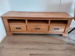 Teakhouten tv meubel, Ophalen, Gebruikt, 150 tot 200 cm, Teakhout