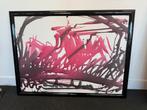 Anton Heyboer acryl op doek kip, Antiek en Kunst, Ophalen of Verzenden