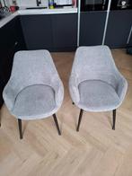 2 nieuwe eettafelstoelen Noah-grijs, Huis en Inrichting, Stoelen, Ophalen, Twee, Nieuw, Modern
