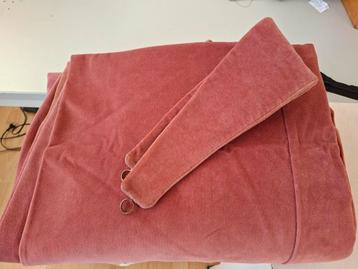 Velours Gordijn oud roze beschikbaar voor biedingen