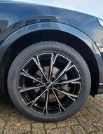 Velgen Audi 19inch zwart 5x112 met nieuwe banden à €924, Auto-onderdelen, Banden en Velgen, Gebruikt, Personenwagen, 255 mm