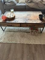 Houten bijzettafel, Ophalen, Gebruikt, 100 tot 150 cm, Rustiek