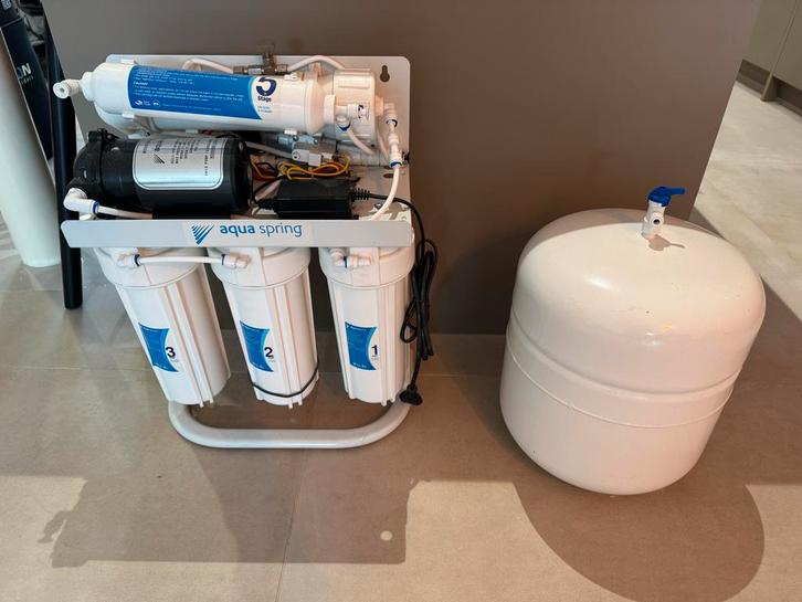 Aqua Spring RO Waterfilter met Pomp & Drukvat, Doe-het-zelf en Verbouw, Sanitair, Nieuw, Overige typen, Ophalen of Verzenden