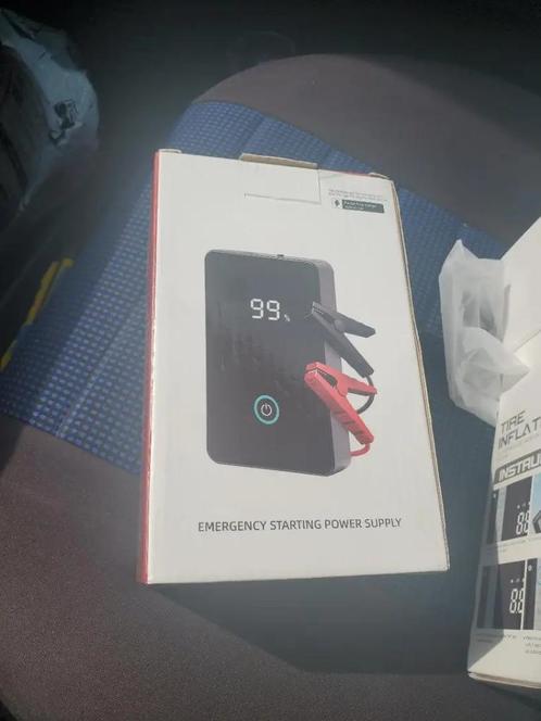 Jumpstarter 3in1 LED, PowerBank 12V 1200A, Auto diversen, Jumpstarters, Nieuw, Ophalen of Verzenden
