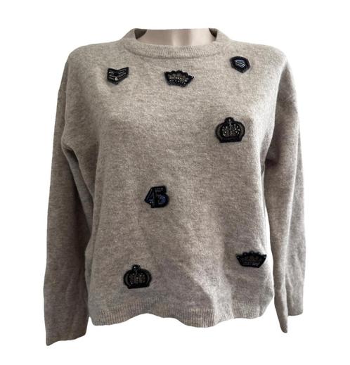 Luisa Cerano trui M, Kleding | Dames, Truien en Vesten, Zo goed als nieuw, Maat 38/40 (M), Grijs, Ophalen of Verzenden