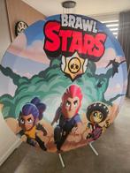 Te huur Brawl stars backdrop 200Ø feestversiering, Hobby en Vrije tijd, Feestartikelen, Ophalen of Verzenden, Zo goed als nieuw