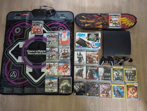 Grote Playstation 3 bundel met 23 spellen en accessoires., Spelcomputers en Games, Spelcomputers | Sony PlayStation 3, Gebruikt