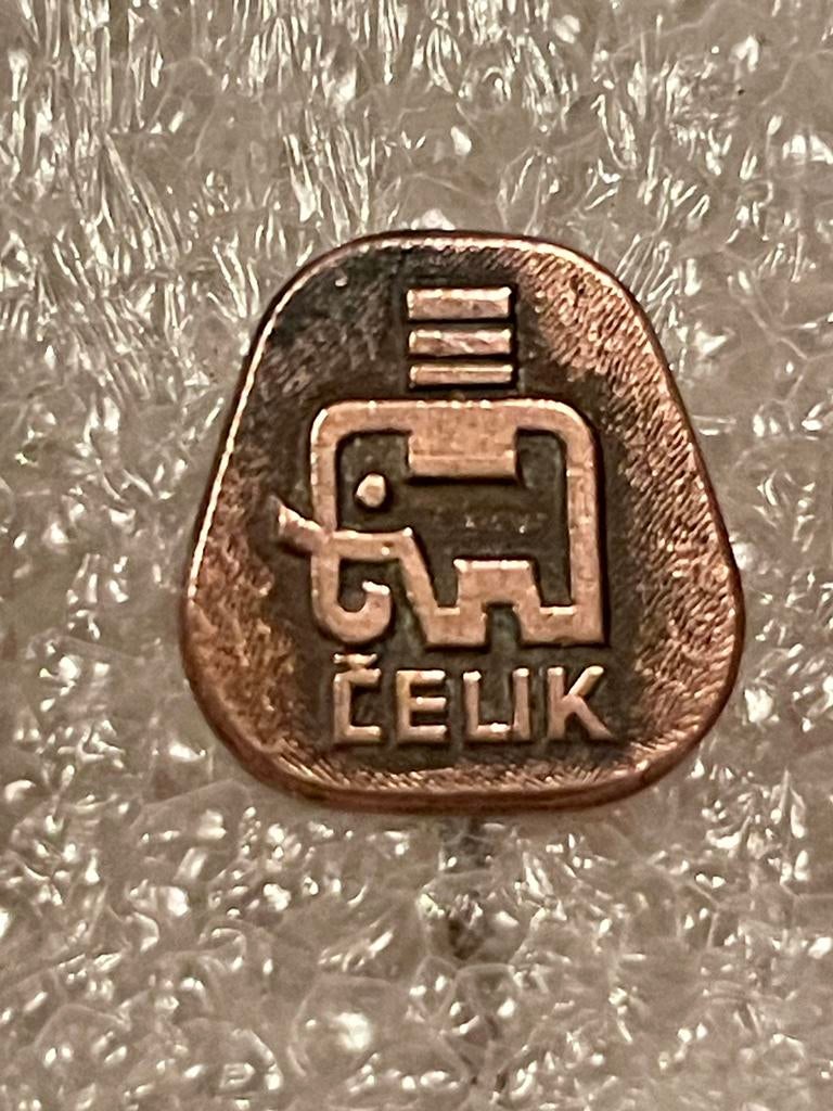 Vintage Celik Olifant Speldje, Ophalen of Verzenden, Gebruikt, Dier of Natuur, Speldje of Pin