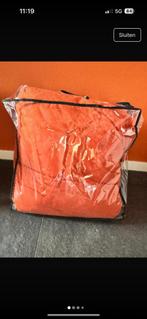 Verzwaringsdeken 10 kg 150x220 cm biologische katoen, Huis en Inrichting, Slaapkamer | Beddengoed, Overige maten, Nieuw, Oranje