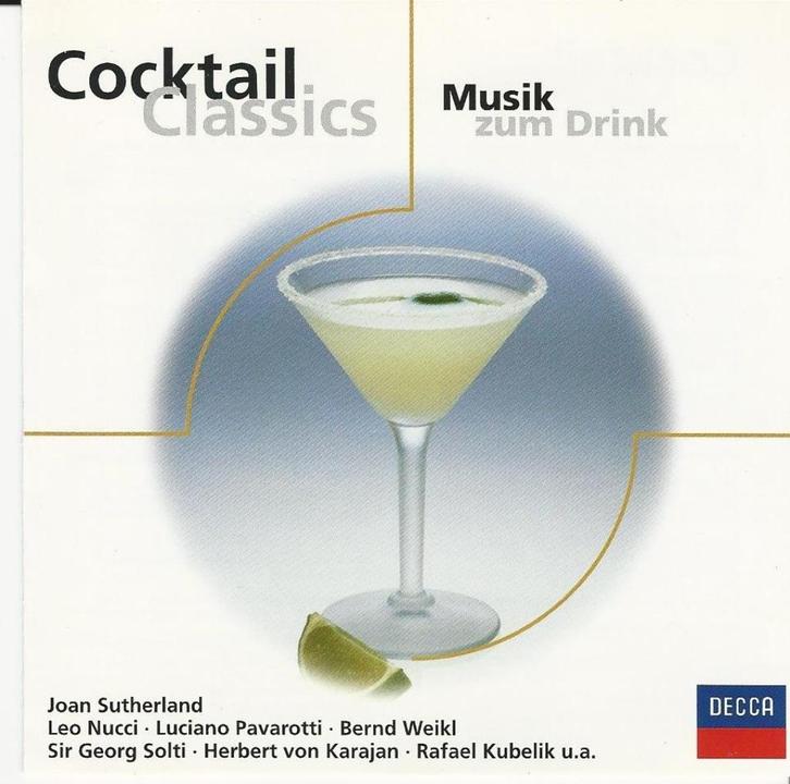Cocktail classics oa. Rossini,Gounod,Grieg,Brahms,Verdi=1,99, Cd's en Dvd's, Cd's | Klassiek, Zo goed als nieuw, Kamermuziek, Classicisme