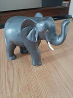 Houten olifant, Antiek en Kunst, Kunst | Designobjecten, Ophalen of Verzenden
