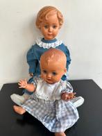 Tilly + Willy Jaren 50/60 oude OK poppen 1 koop 26/37 cm, Verzamelen, Ophalen of Verzenden, Gebruikt, Pop