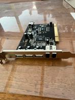 ICIDU Combo PCI Card Firewire/USB 2.0, Computers en Software, Netwerkkaarten, Ophalen of Verzenden, Zo goed als nieuw, Intern