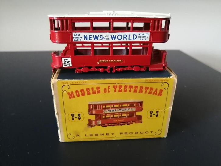 Lesney Matchbox Models of Yesteryear Y-3 E Class tram car, Hobby en Vrije tijd, Modelauto's | 1:50, Zo goed als nieuw, Auto, Matchbox