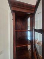 Houten Vitrinekast in Perfecte Staat, Minder dan 50 cm, Met deur(en), Glas, Klassiek