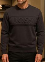 Hugo Boss Sweater met geborduurd logo | trui | NIEUW |, Zwart, Nieuw, Overige maten, Ophalen of Verzenden