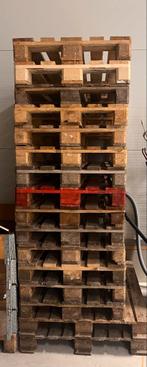 Stapel EPAL Pallets te Koop, Doe-het-zelf en Verbouw, Hout en Planken, Ophalen, Gebruikt, Pallet