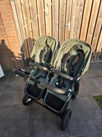 Bugaboo Donkey 5 Black/Forest Green, Duo, Twin (compleet), Kinderen en Baby's, Kinderwagens en Combinaties, Ophalen, Verstelbare duwstang