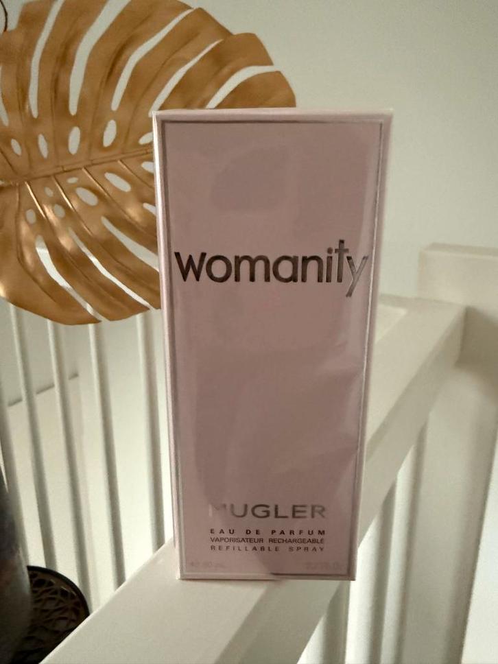 Womanity Mugler 80ml - Nieuw!, Sieraden, Tassen en Uiterlijk, Uiterlijk | Parfum, Nieuw, Ophalen of Verzenden