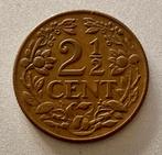 2 ½ cent Nederlandse Antillen / Munt van Curaçao 1944, Postzegels en Munten, Verzenden, Koningin Wilhelmina, Overige waardes, Losse munt