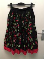 Zwarte wijde/volle rok met rode kersen, XXS, Pinup Couture., Kleding | Dames, Pinup Couture, Gedragen, Maat 34 (XS) of kleiner